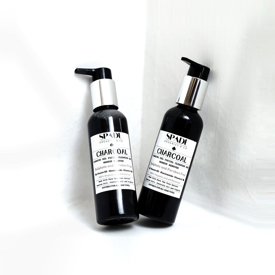 Charcoal Foaming Gel Facial Cleanser & Makeup Remover